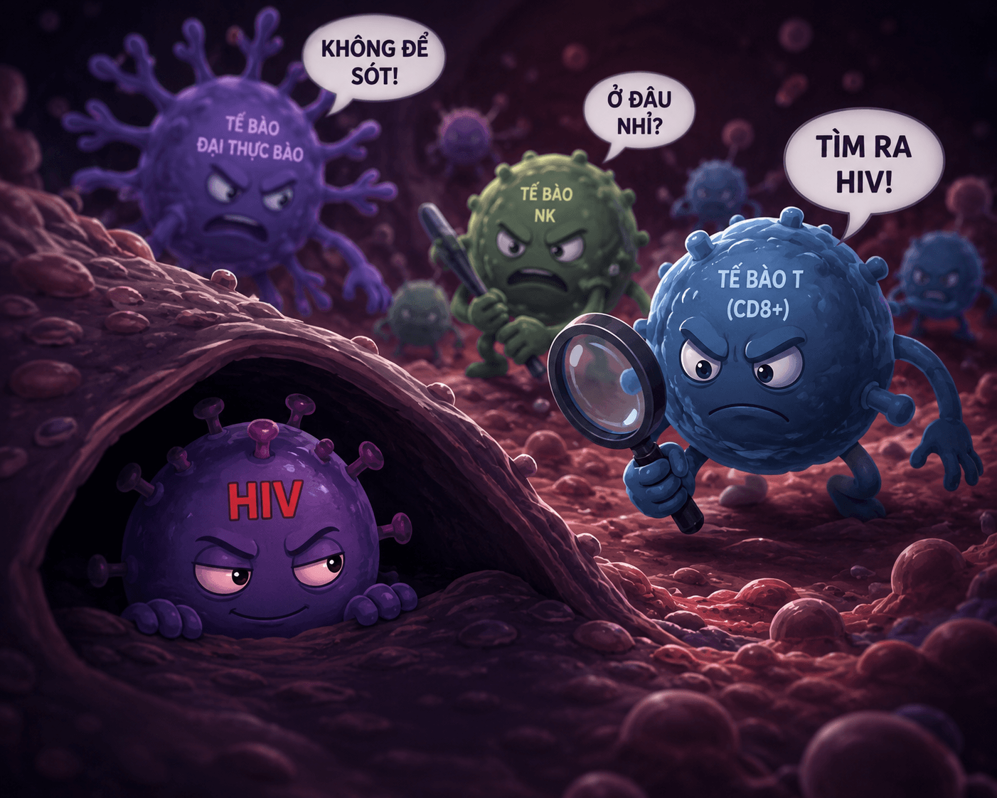 Ba phát hiện mới về ổ chứa HIV